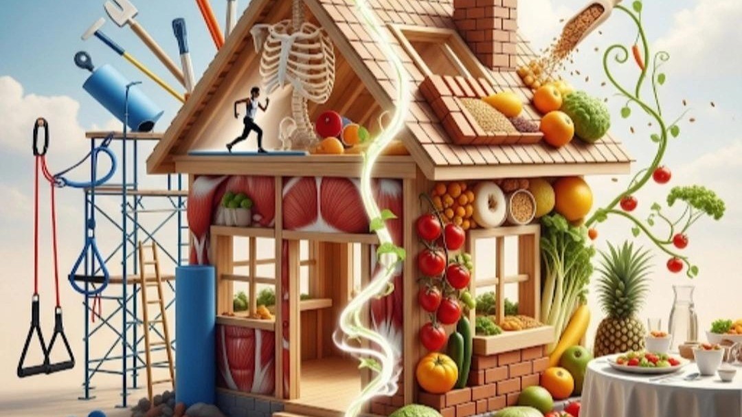 Blog post: “You can’t rebuild a house without bricks. You can’t rebuild a body without nutrition.” 🏠➡️💪